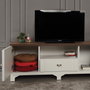 Hanah Home Gazel 140 Blanco y Marrón